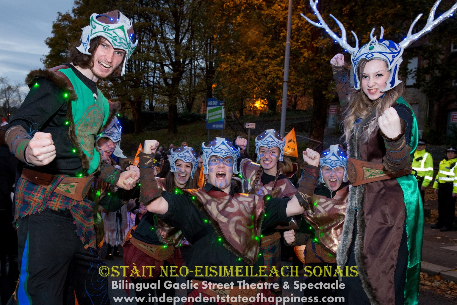 Paisley Stilt Haka Warriors