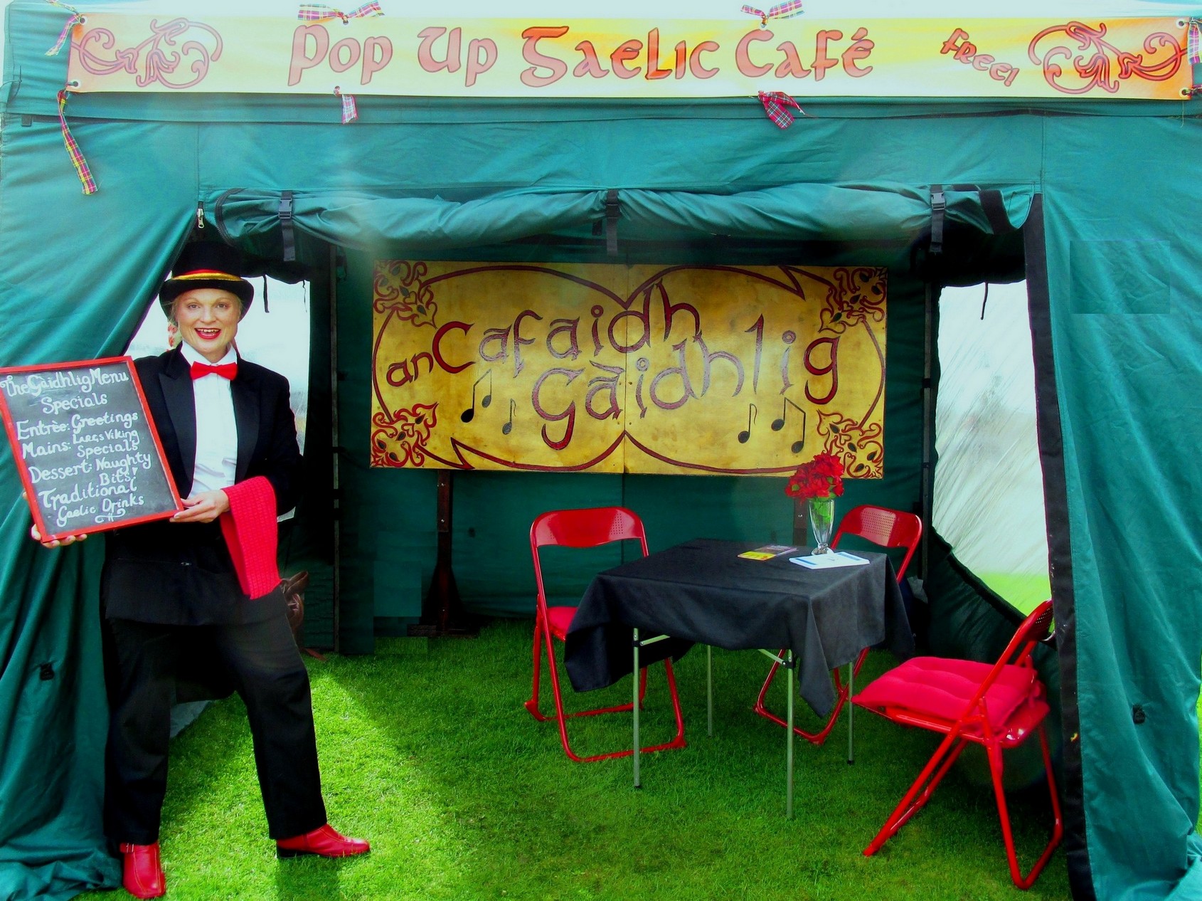 Pop Up Gaelic Café  Largs Viking Fest